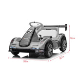 ZUN Kids' go-kart,ride on car, kids electric car, riding toys kids with remote control Amazing gift W1760140073