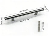 Stainless Steel Modern Cabinet Handles Drawer Pulls for Kitchen Cabinets, Dresser Drawer 05529916