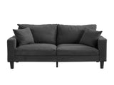 57 " High Resilience Loveseat Sofa, Wooden Frame 2 Seat Sofa, Comfy , Small Space Saving Modern W311P221210