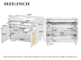 30" Bathroom Vanity with Ceramic Sink, Solid Wood Frame Bathroom Sink Cabinet with Adjustable Shelf, N710P293988K
