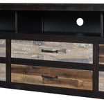 ZUN U-Can Retro Distressed Wooden TV Stand for TVs up to 65 Inches, Entertainment Center Media Console N724P176487M