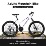 ZUN S26103 26 inch Mountain Bike for Teenagers Girls Women, Shimano 21 Speeds with Dual Disc Brakes and W709P186926