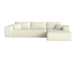 Beige Modular Corduroy Sectional Sofa with Chaise Lounge, All-Foam Deep Seat Couch, Soft Wide-Wale 92259911