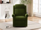 360&deg Swivel Recliner Manual Rocking Recliner Home Theater Manual Recliner Chair Nursery Rocker N763P202666E
