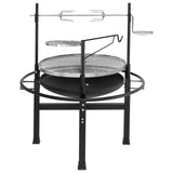 85*85*108cm Round Iron Spray Grill Black 05202549