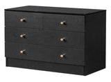 Modern Simple 4-Drawer Dresser Black 32069328