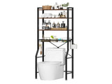 Over Toilet Bathroom Organizer, 4-Tier Adjustable Storage Rack, Space-Saving Shelf for Tight Areas, 95769194
