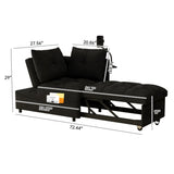 1 versatile foldable sofa bed in 3 lengths, modern sofa sofa sofa velvet pull-out bed, loveseat sofa W1825P246360