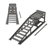 2 Pack Hydraulic Car Ramps 5T 11000lbs Low Profile Car Lift Service Ramps Truck Trailer W1422P195509