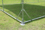 ZUN Large metal chicken coop upgrade three support steel wire impregnated plastic net cage, Oxford cloth 07079526