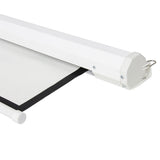 100" 43 80" x 60" Viewing Area Motorized Projector Screen with Remote Control Matte White 84308560