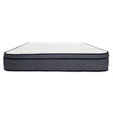14 in. Hybrid Plush King Size Foam Mattress, Soft Polyester Knit Cover, Multi-Layer Foam Mattress, B011P203027