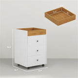 ZUN Bathroom Storage Cabinet-White （Prohibited by WalMart） 82931240