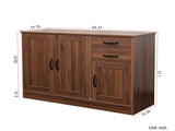 Modern Wood Buffet Sideboard with 2 doors&1 Storage and 2drawers -Entryway Serving Storage Cabinet W331P242454