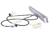 24 x 8-inch Fire Pit Pan Stainless Steel Fire Pit Burner Kit Rectangular Indoor or Outdoor 28311082