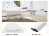 Portable Tattoo Chair for Client 72inch, Mobile Massage Table Foldable with Storage Bag, White 16093514