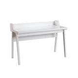 Home office writing desk Ground outlet USB-A ports finished on the back Wooden leg frame B107P302908