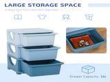 Kids Storage Unit Dresser-Blue 43097604