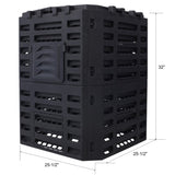 Garden Composter Bin Made from Recycled Plastic 90 Gallons Large Compost Bin - Create 83471430