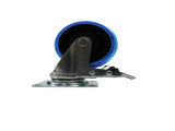 Foldable Platform Push Hand Truck Cart, 440 lbs. Weight Capacity, 2 Swivel Brake Wheels W2916P210397