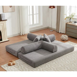 78.5" Folding Out Sleeper Sofa Bed,4-in-1 DIY Combination W1628P216721