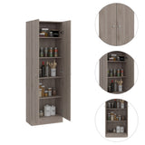 ZUN Virginia Double Door Storage Cabinet, Five Shelves B128P148832