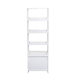 Night Stand with Bookshelf, Night Stand with 2 Storage Drawers for Bedroom W331P248062
