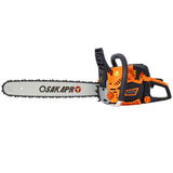 62CC Gas Powered Chainsaw, 22Inch 2-Cycle Petrol Handheld Chain Saw, Gasoline Gas Chainsaws for Tree W465P209767