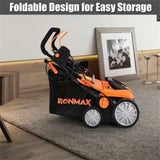 15" Electric Lawn Dethatcher w/ 50L Collection Bag Orange 60331946