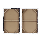 Silver Foil Abstract 2-piece Canvas Wall Art Set B03596689