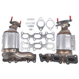 ZUN Manifold Catalytic Converters for Ford Explorer V6 3.5L 2013-2019 High Flow Cat 30584+30585 86742028