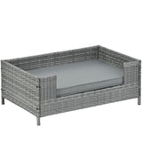 ZUN Dog Bed, Pet Bed, Pet Enclosures, Pet Outdoor Pet Patio Seasonal PE Wicker Pet 17357879