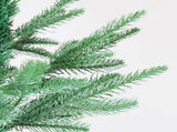 6FT Curved Christmas Tree green PE tree with 830 Tips, irregular shape, realistic appearance and a 08080708