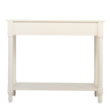 ZUN 2-Tier Console Table with 2 Drawers, Console Tables for, Sofa Table with Storage Shelves, 12371188