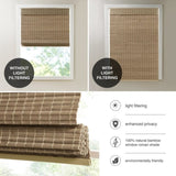 Bamboo Light Filtering Roman Shade 64"L B035129691