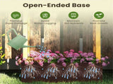 60" Tall Elevated Wooden Garden Bed, 44 LBS Roof Capacity Planter Box with 2 Side Trellises for 56109698