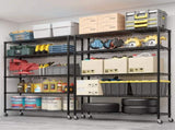 Heavy Duty Shelves 59.06" W Wire Shelving Unit with Wheels 3125LBS NSF Metal Shelves for 91765817