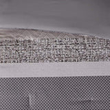 7 Piece Jacquard Comforter Set Grey/Taupe Cal King B03596940