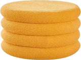 Round Storage Ottoman, Modern Sherpa Footstool, Teddy Vanity Stool with Flip-Top 28144710