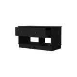 Tulip Storage Bench, Two Drawers, Two Shelves B128P148982