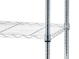 5-Tier NSF Heavy Duty Adjustable Storage Metal Rack with Wheels & Shelf Liners Ideal for Garage, 27377485