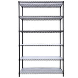 ZUN 6 Tier 6000lbs Capacity NSF Metal Shelf Wire Shelving Unit, Heavy Duty Adjustable Storage Rack with 53628851