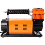 12V Heavy Duty Air Compressor,Tire Inflator with Pressure Gauge, Max 150 PSI,Tire Inflator Air Pump W465P229059