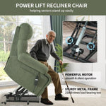 ZUN Oversized Power Lift Recliner Chair for Elderly, Electric Fabric Recliner Chair for Seniors, Home W1028P261277