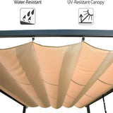 Aluminum Retractable Pergola with Sun Shade Patio Gazebo with Weather-Resistant Canopy for Backyard W1859110168