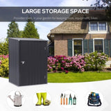 ZUN Outdoor Garden Storage Shed Galvanized Steel Tool House （Prohibited by WalMart） 60583842