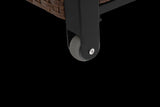 Outdoor Kitchen Wicker Island Rolling Cart & Storage Cabinet, Wheels and Stainless Steel Extended W640P256897
