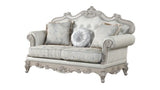 Tuscan Traditional Style Loveseat Made With Wood in silver B009138505