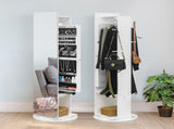 Jewelry Armoire Full Length Mirror 360&deg and Large Capacity Jewelry Organizer Armoire, Mirror 48743098