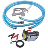 ZUN 12GPM Fuel Electric Transfer Pump 155w 45L/min 3600RPM w/Nozzle &Hose for Diesel 48982583